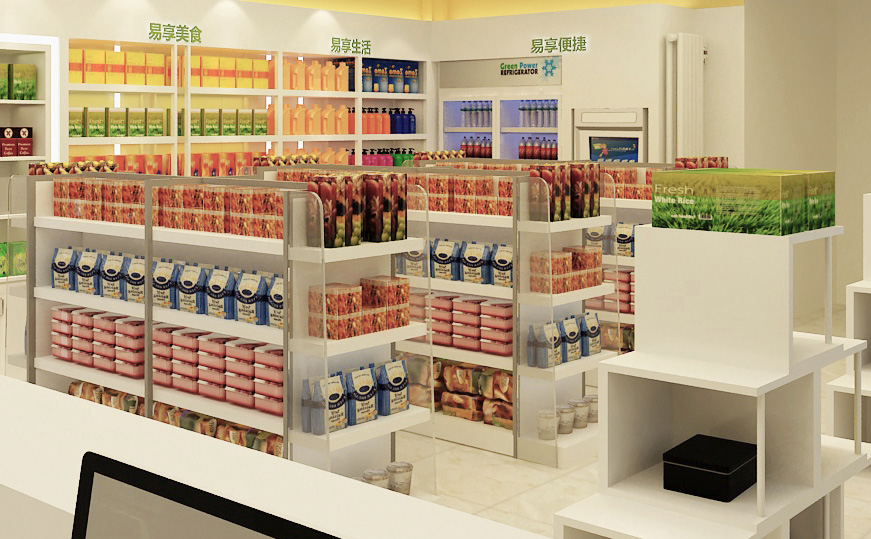 80平米耳光便利店(diàn)設(shè)計(ji)